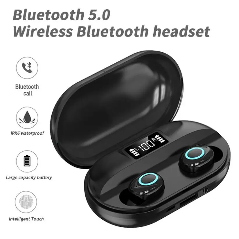 A41 Smart Digital Display Wireless Bluetooth Sports Headset Battery In-ear Stereo Mini Headset Mobile Phone Emergency Charging
A41 Smart Digital Display Wireless Bluetooth Sports Headset Battery In-ear Stereo Mini Headset Mobile Phone Emergency Charging