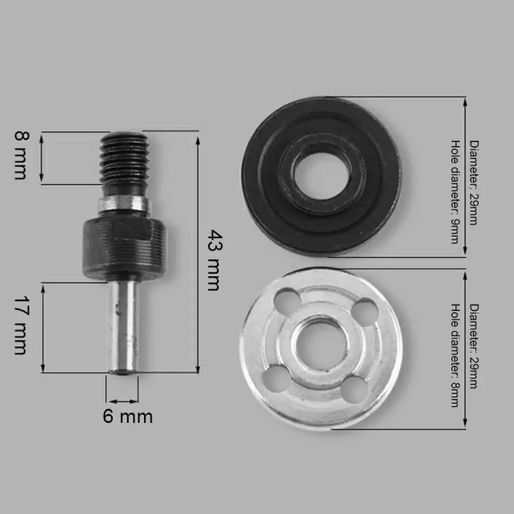 6mm Electric Drill Angle Grinder Connecting Rod For Cutting Wheel Adapter Polishing Disc V8I9
6mm Electric Drill Angle Grinder Connecting Rod For Cutting Wheel Adapter Polishing Disc V8I9