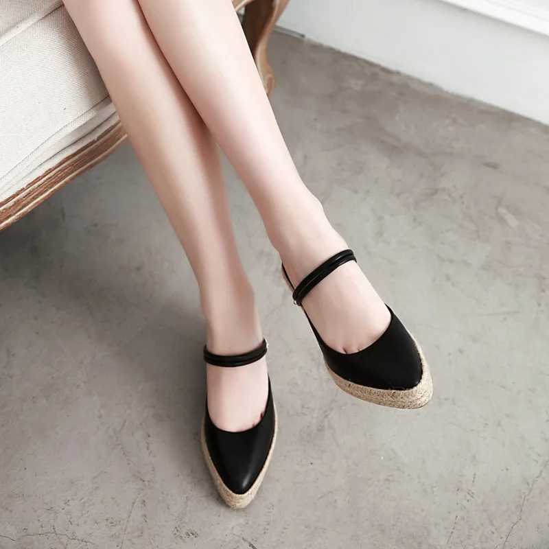 Thick Platform Women Wedges Sandals Pointed Toe Femme Shoes Summer 2021 Casual Ladies Garden Shoes Women's High Heels Sandalies
Thick Platform Women Wedges Sandals Pointed Toe Femme Shoes Summer 2021 Casual Ladies Garden Shoes Women's High Heels Sandalies