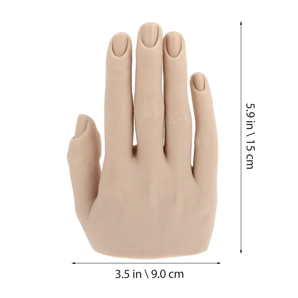 Silicone Nail Training Hand Nail Practice Hand Bendable Practice Hand Mannequin 
Silicone Nail Training Hand Nail Practice Hand Bendable Practice Hand Mannequin
