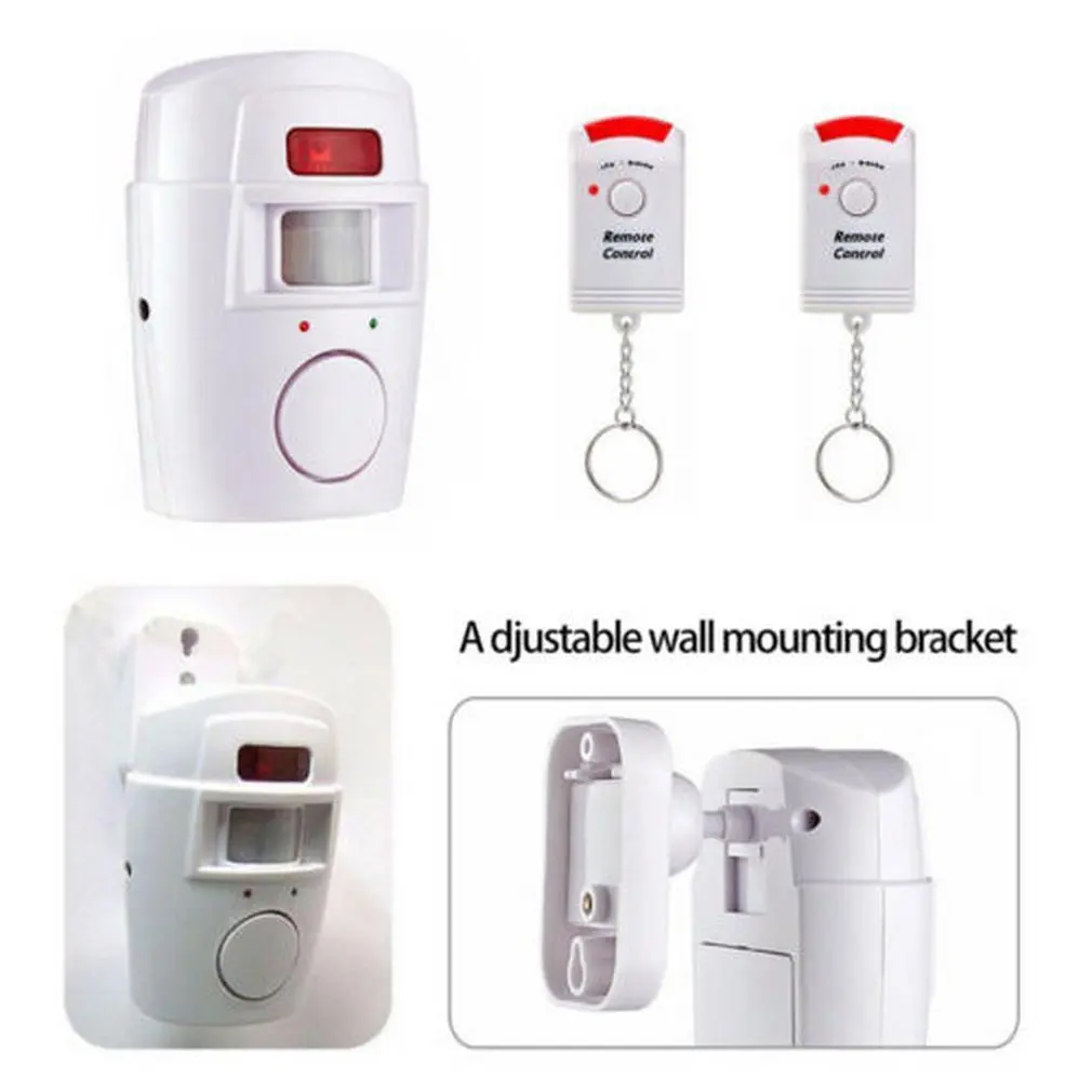 Home Security Alert Infrared Sensor Anti-theft Motion Detector Alarm Monitor Wireless 105dB Alarm system+2 remote control
Home Security Alert Infrared Sensor Anti-theft Motion Detector Alarm Monitor Wireless 105dB Alarm system+2 remote control
