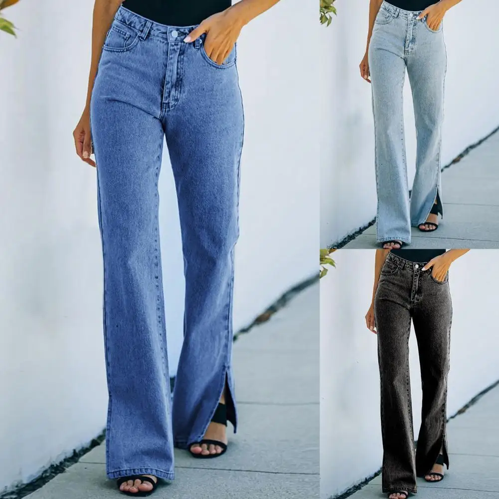 2021 Popular Mid Waist Women Jeans Multi Pockets All-matched Denim Straight Split Stretchy Skinny Jeans Streetwear for Dating
2021 Popular Mid Waist Women Jeans Multi Pockets All-matched Denim Straight Split Stretchy Skinny Jeans Streetwear for Dating