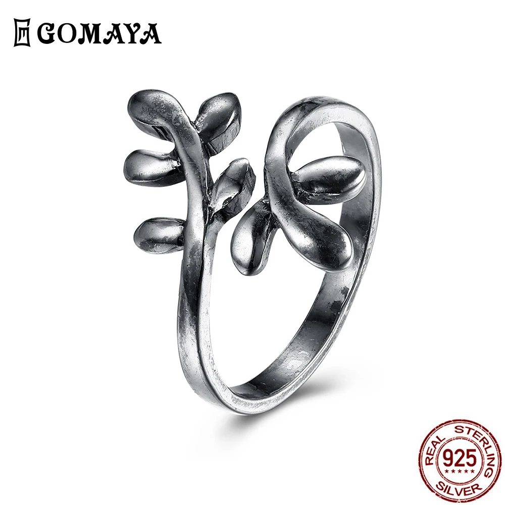 GOMAYA Antique Silver Plated Women Classic Trendy Charm Design Finger Ring Fit Festival Birthday Gift Fashion Jewelry Simple New
GOMAYA Antique Silver Plated Women Classic Trendy Charm Design Finger Ring Fit Festival Birthday Gift Fashion Jewelry Simple New