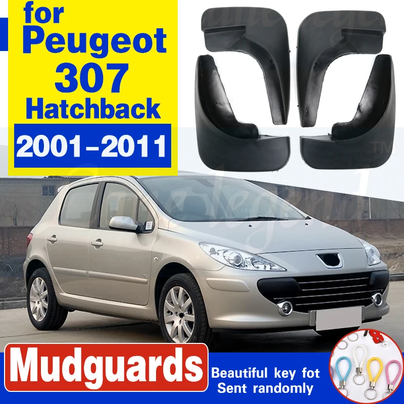 Брызговики для Peugeot 307 3dr и 5dr 4 двери седан 2001 2011|Грязезащита| |