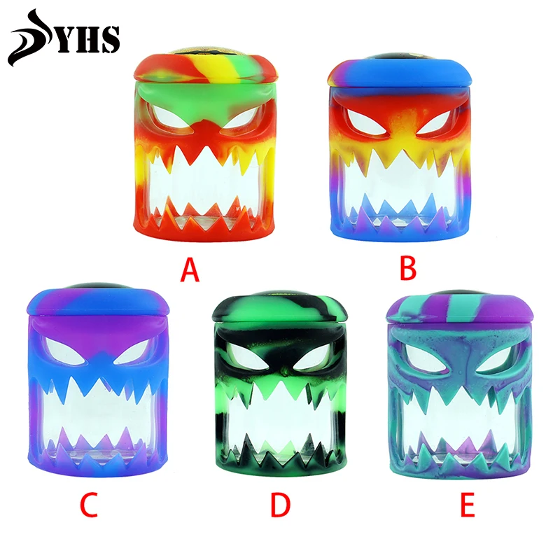 80ml Glass Jar with Silicone Sleeve 3D Eye and Spooky Face Keep Your Smoke Stash Secure and Keep your Flowers and Herbs Fresh
80ml Glass Jar with Silicone Sleeve 3D Eye and Spooky Face Keep Your Smoke Stash Secure and Keep your Flowers and Herbs Fresh