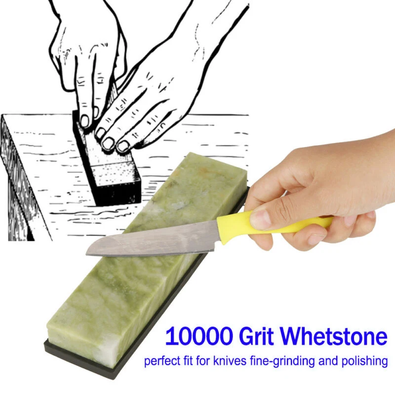 Super Fine Sharpening Stone Natural Emerald Sharpening Stone 10000 Grit Fine Whetstone Grindstone Silica Gel
Super Fine Sharpening Stone Natural Emerald Sharpening Stone 10000 Grit Fine Whetstone Grindstone Silica Gel