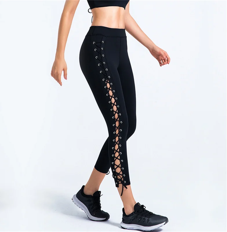 COLORVALUE 2020 женские брюки для йоги с боковым вырезом сексуальные спортивные штаны