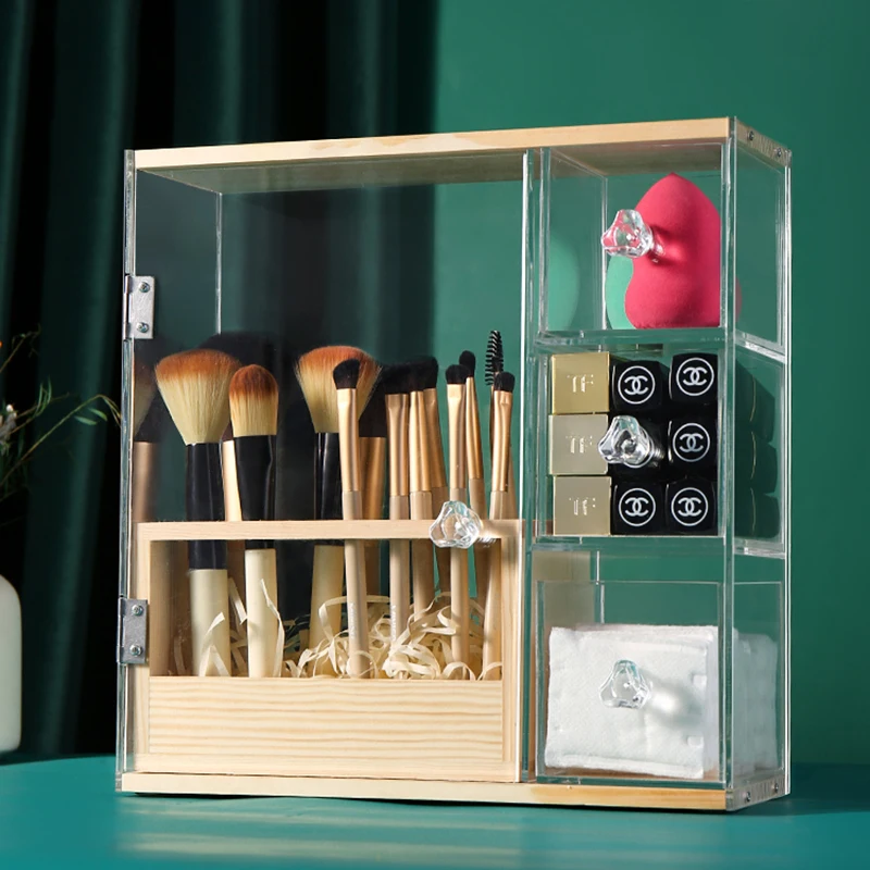 Acrylic Cosmetic Storage Box Drawer Type Makeup Brush Organizer Lady Lipstick Storage Holder Large Capacity Make Up Container
Acrylic Cosmetic Storage Box Drawer Type Makeup Brush Organizer Lady Lipstick Storage Holder Large Capacity Make Up Container