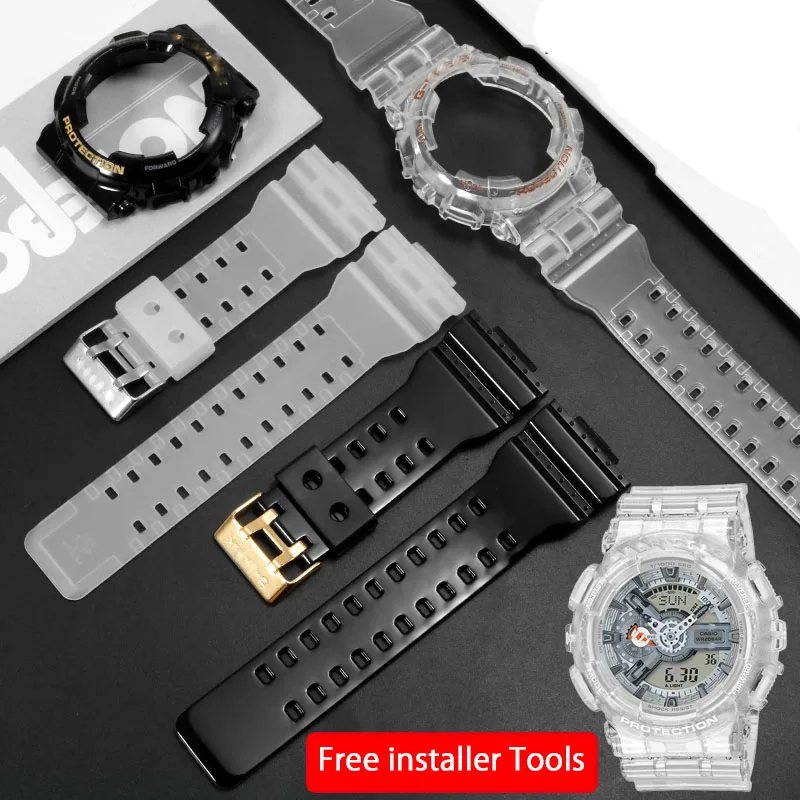 Watch Accessories Transparent Watch Strap Watch Case For GSHOCK Resin GD 120 GA 100 GA 110 GA 100C Men Silicone Watchband
Watch Accessories Transparent Watch Strap Watch Case For GSHOCK Resin GD 120 GA 100 GA 110 GA 100C Men Silicone Watchband