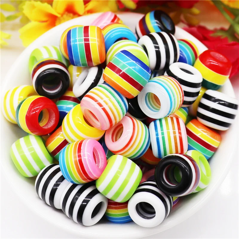 10Pcs New Colorful Rainbow Women Girls Hair Beads Large Hole Pony Beads Charm for DIY Crafts Bracelet Necklace Jewelry Making
10Pcs New Colorful Rainbow Women Girls Hair Beads Large Hole Pony Beads Charm for DIY Crafts Bracelet Necklace Jewelry Making