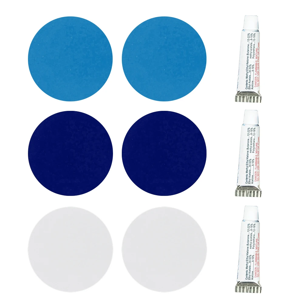 3PCS/Set PVC Repair Patch Glue Kit High-quality Waterproof Durable Repair Kit For Rubber Boat Inflatable Boat Swimming Ring
3PCS/Set PVC Repair Patch Glue Kit High-quality Waterproof Durable Repair Kit For Rubber Boat Inflatable Boat Swimming Ring