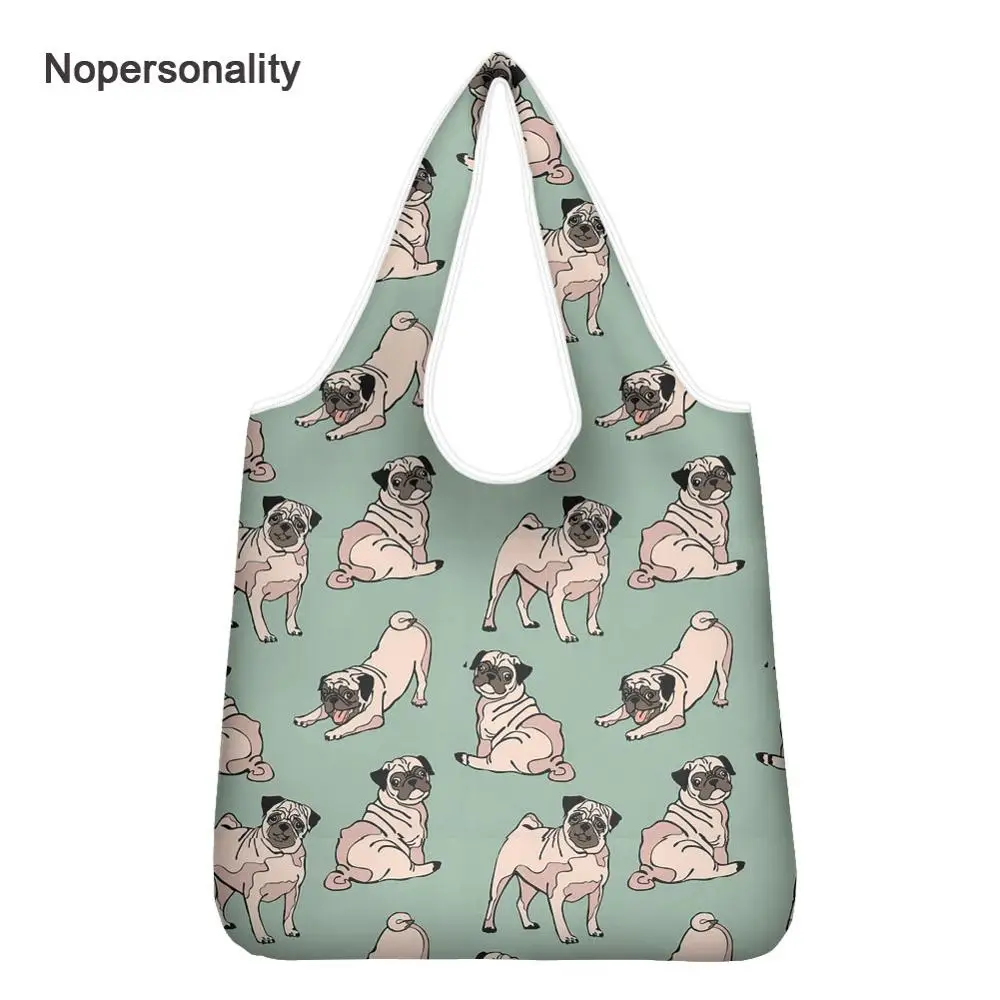 Large Puppy Pug Dog Reusable Shopping Bag Foldable Eco Grocery Bag Polyester Foladble Tote Bag Portable Christmas Shopping Bags
Large Puppy Pug Dog Reusable Shopping Bag Foldable Eco Grocery Bag Polyester Foladble Tote Bag Portable Christmas Shopping Bags
