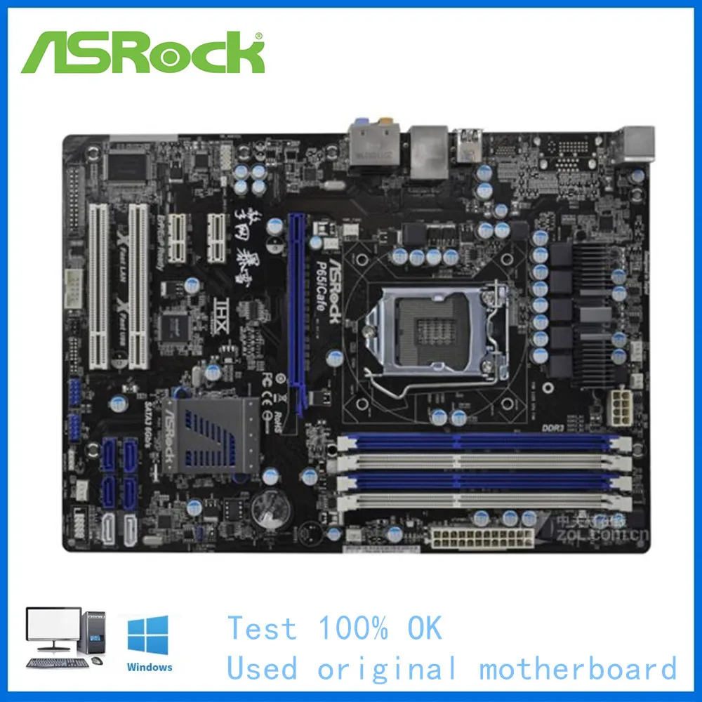 For ASRock P65iCafe Motherboard LGA 1155 For Intel H61 Used Desktop Mainboard USB2.0 SATA II PCI-E X16
For ASRock P65iCafe Motherboard LGA 1155 For Intel H61 Used Desktop Mainboard USB2.0 SATA II PCI-E X16