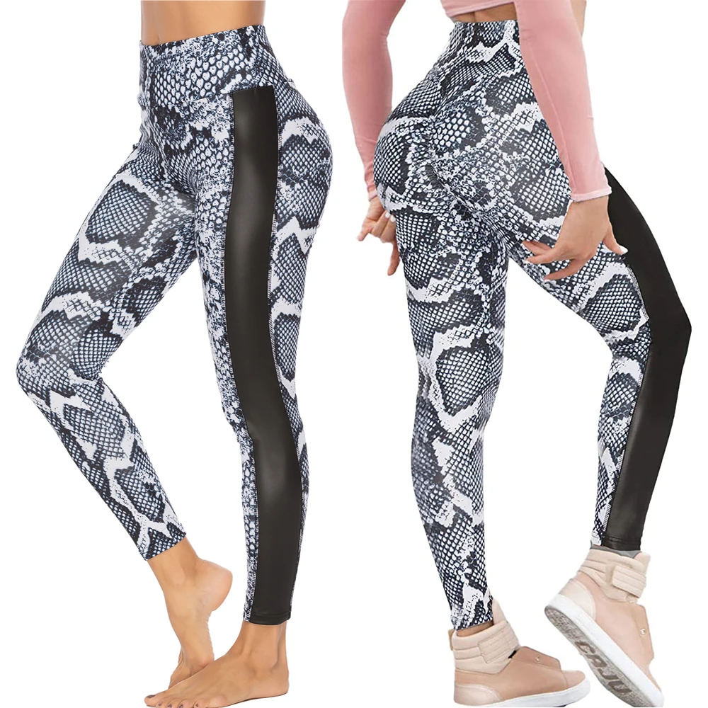 Women High Waist Yoga Pants Scrunch Butt Lifting Workout Leather Leggings Sport Tights Tummy Control Legging Fitness Activewear
Women High Waist Yoga Pants Scrunch Butt Lifting Workout Leather Leggings Sport Tights Tummy Control Legging Fitness Activewear