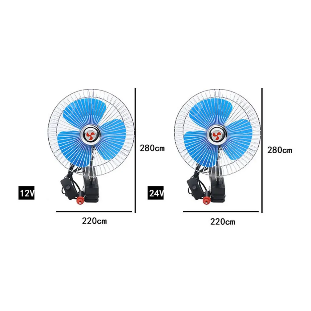 8 inch 12V/24V Mini Electric Car Fan Cooling Low Noise Summer Car Fan Portable Vehicle Truck Auto Oscillating Cooling Fan Sale
8 inch 12V/24V Mini Electric Car Fan Cooling Low Noise Summer Car Fan Portable Vehicle Truck Auto Oscillating Cooling Fan Sale