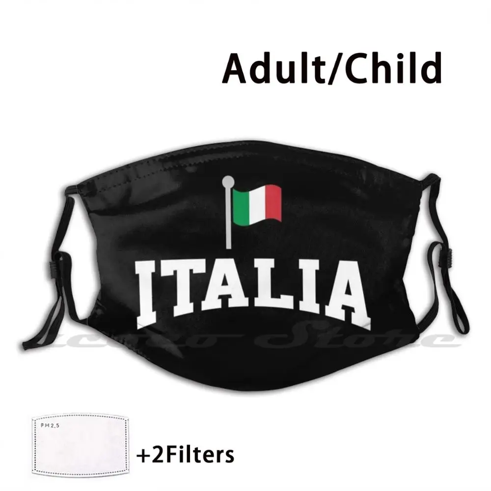 Italia | Italian Flag | Waving Flag Of Italy Europe Bel Paese Mask DIY Washable Filter Pm2.5 Mouth Trending Italia Italian 
Italia | Italian Flag | Waving Flag Of Italy Europe Bel Paese Mask DIY Washable Filter Pm2.5 Mouth Trending Italia Italian