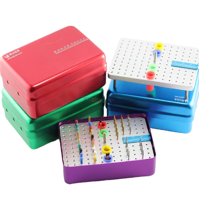 1Pcs 120 Holes Dental Equipment Endo File Bur Holder Block Autoclave With Ruler Block Autoclave Sterilizer Case Disinfection Box
1Pcs 120 Holes Dental Equipment Endo File Bur Holder Block Autoclave With Ruler Block Autoclave Sterilizer Case Disinfection Box