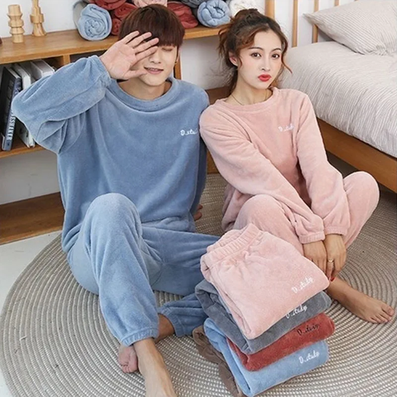Autumn Winter Women Pajamas Warm Flannel Pajamas Sets Couple Sleepwear Family Pijama Lover Night Men & Women Casual Men Pyjamas
Autumn Winter Women Pajamas Warm Flannel Pajamas Sets Couple Sleepwear Family Pijama Lover Night Men & Women Casual Men Pyjamas