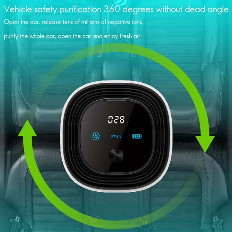 Purifier Wireless Intelligent Air Purifier & Ionizer Portable Smart PM2.5 Air Quality Monitor Car Air Purifier
Purifier Wireless Intelligent Air Purifier & Ionizer Portable Smart PM2.5 Air Quality Monitor Car Air Purifier