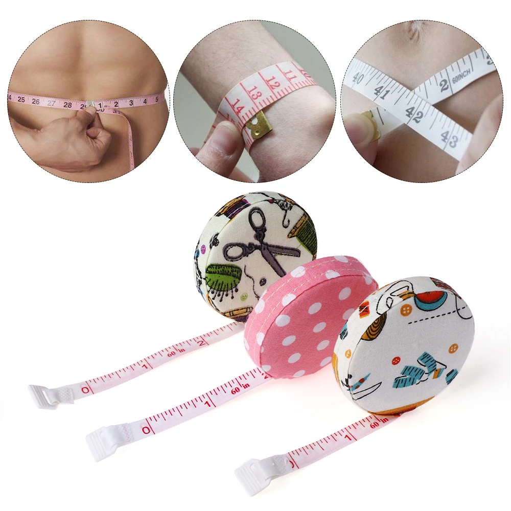 Hot 150CM/60in Tape Measure Portable Retractable Ruler Fabric Covered Craft Tailor Ruler Measuring Tape Sewing Tool Accessory
Hot 150CM/60in Tape Measure Portable Retractable Ruler Fabric Covered Craft Tailor Ruler Measuring Tape Sewing Tool Accessory