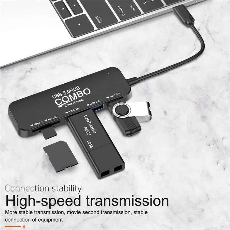 USB C концентратор типа для мульти 3 0 адаптер MacBook Pro Huawei Mate 20 разветвитель порта Micro