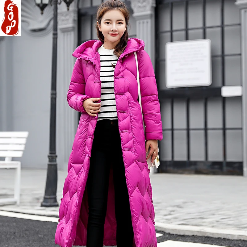 Winter Jacket Women 2021 New Ladies Parkas X-Long Thick Down Cotton Padded Coat Female Hooded Tops Chaqueta Mujer LPL913
Winter Jacket Women 2021 New Ladies Parkas X-Long Thick Down Cotton Padded Coat Female Hooded Tops Chaqueta Mujer LPL913