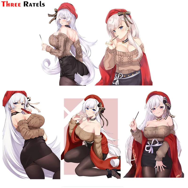 Three Ratels F75 Аниме игра сексуальная девушка Белфаст для Azur Lane наклейка на лобовое стекло автомобиля Наклейка на ноутбук
Three Ratels F75 Аниме игра сексуальная девушка Белфаст для Azur Lane наклейка на лобовое стекло автомобиля Наклейка на ноутбук