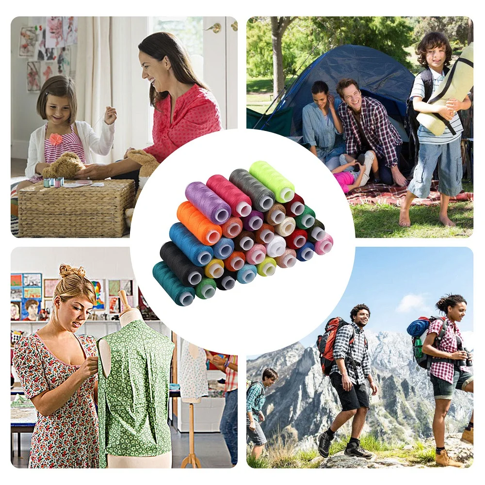 30 Colors 250 Yards Each Cotton Sewing Thread Spools for Hand Machine Arts, Crafts & Sewing Clothing Crafting
30 Colors 250 Yards Each Cotton Sewing Thread Spools for Hand Machine Arts, Crafts & Sewing Clothing Crafting