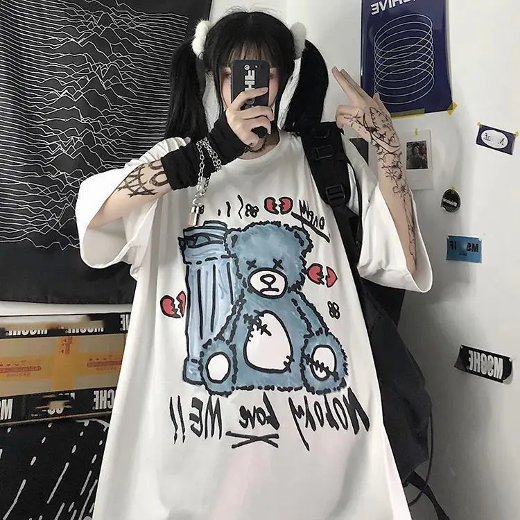 Japanese kawaii t shirt women Korean version ins vintage Harajuku style short-sleeved 2021 summer loose casual short sleeved top
Japanese kawaii t shirt women Korean version ins vintage Harajuku style short-sleeved 2021 summer loose casual short sleeved top
