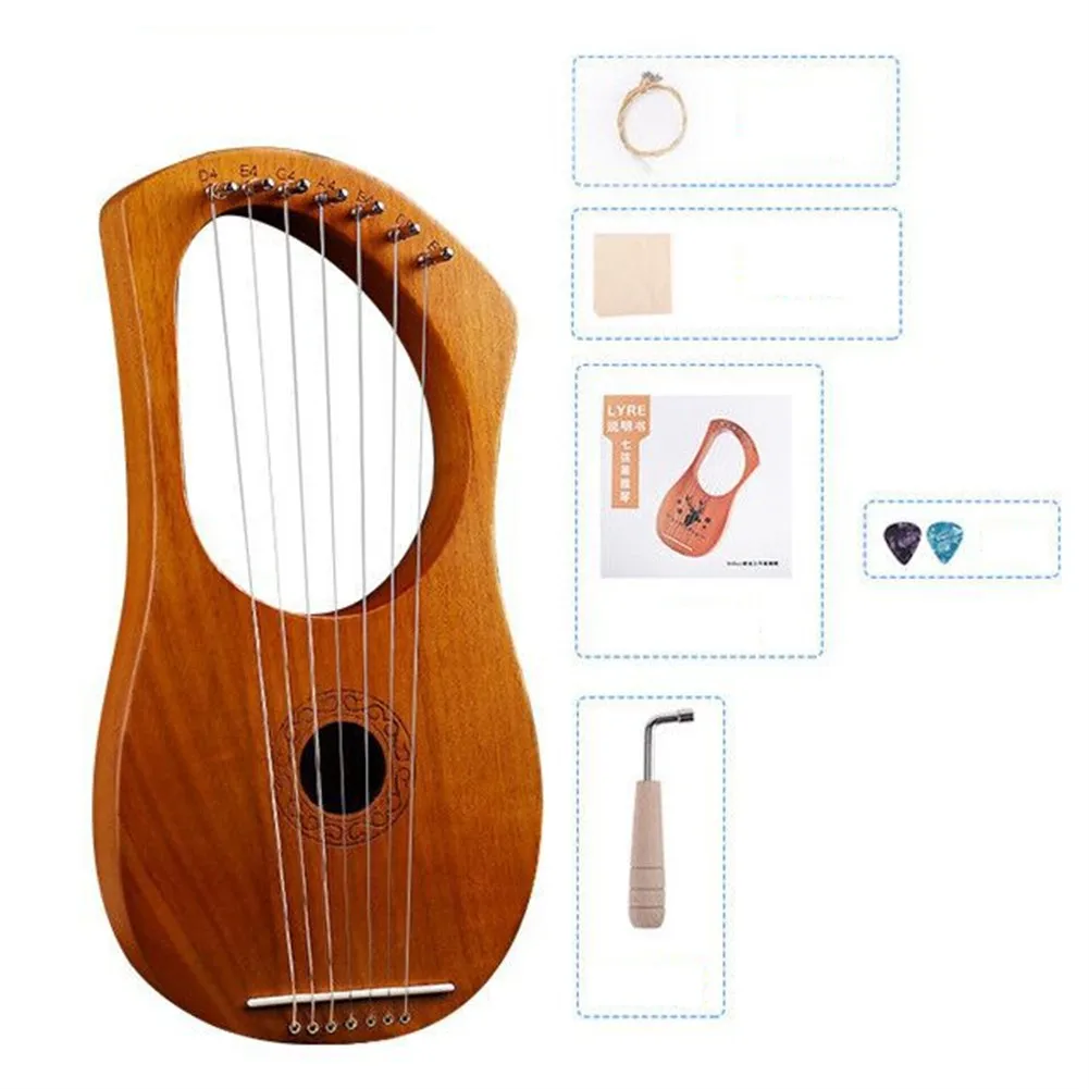 Музыкальная струна Lyre Harp из красного дерева, музыкальный инструмент с запасными струнами, гаечный ключ для тюнинга древнего стиля, пианино ...
Музыкальная струна Lyre Harp из красного дерева, музыкальный инструмент с запасными струнами, гаечный ключ для тюнинга древнего стиля, пианино ...
