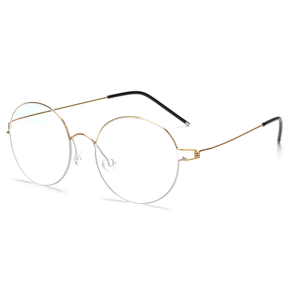 Screwless Eyewear Prescription Eyeglasses Frame Women Round Myopia Optical New Arrival Glasses Frame Men Titanium JDA3052
Screwless Eyewear Prescription Eyeglasses Frame Women Round Myopia Optical New Arrival Glasses Frame Men Titanium JDA3052