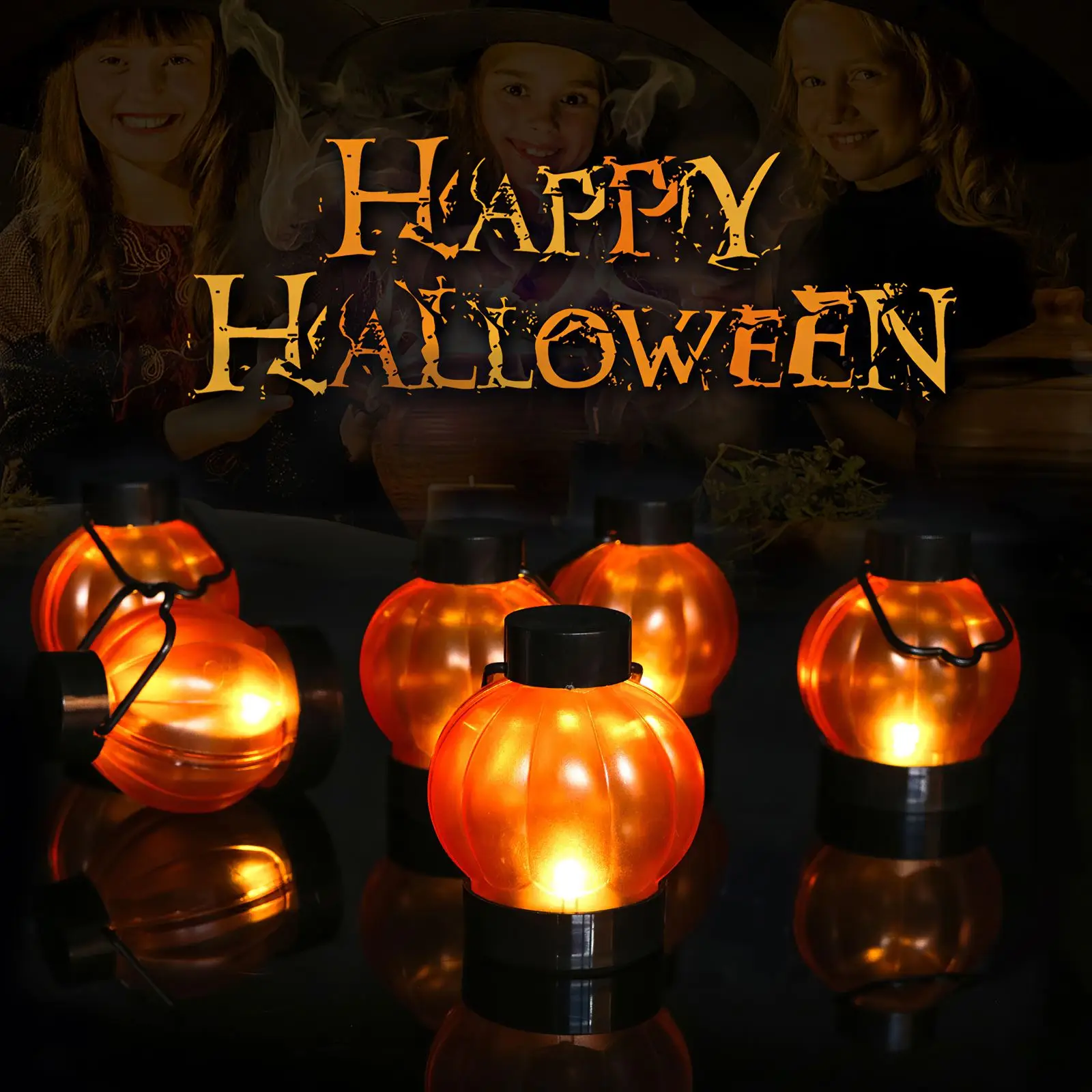 6pcs Pumpkin Lantern Lamp Toggle Switch LED Beads Lantern Halloween Decoration Light With Flashing Soft Light Kids Gifts
6pcs Pumpkin Lantern Lamp Toggle Switch LED Beads Lantern Halloween Decoration Light With Flashing Soft Light Kids Gifts