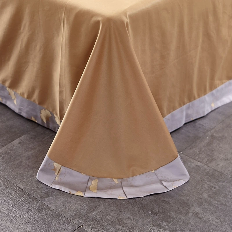 Ginkgo leaves Jacquard Duvet Cover Soft Sateen Cotton Luxury Bedding set Bed sheet Quilt Cover Pillowcases Queen King size 4Pcs 
Ginkgo leaves Jacquard Duvet Cover Soft Sateen Cotton Luxury Bedding set Bed sheet Quilt Cover Pillowcases Queen King size 4Pcs
