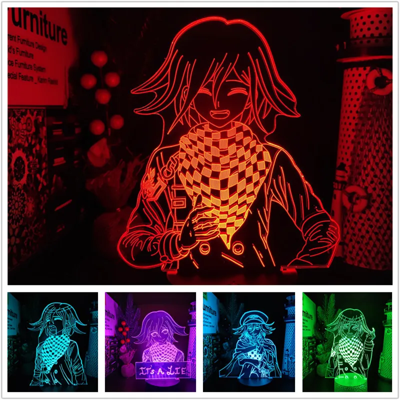 Kokichi Oma Danganronpa 3D Night Light Anime Figure Home Decoration Lighting Kawaii Room Decor Manga Luminaria Lampe Cute Lights
Kokichi Oma Danganronpa 3D Night Light Anime Figure Home Decoration Lighting Kawaii Room Decor Manga Luminaria Lampe Cute Lights