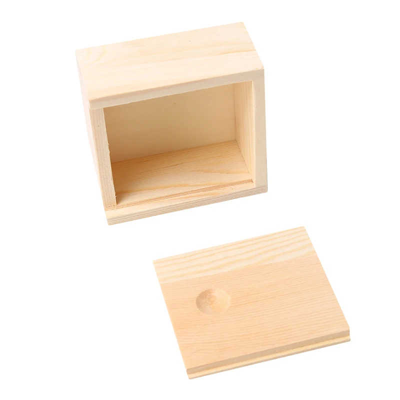 1PC Handmade Jewelry Storage Box Wood Plain Candy Case Ring Organizer Crafts Case Gift Box
1PC Handmade Jewelry Storage Box Wood Plain Candy Case Ring Organizer Crafts Case Gift Box