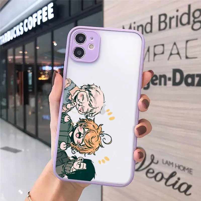 The Promised Neverland Phone Case Matte Transparent for iPhone 7 8 11 12 s mini pro X XS XR MAX Plus cover funda
The Promised Neverland Phone Case Matte Transparent for iPhone 7 8 11 12 s mini pro X XS XR MAX Plus cover funda