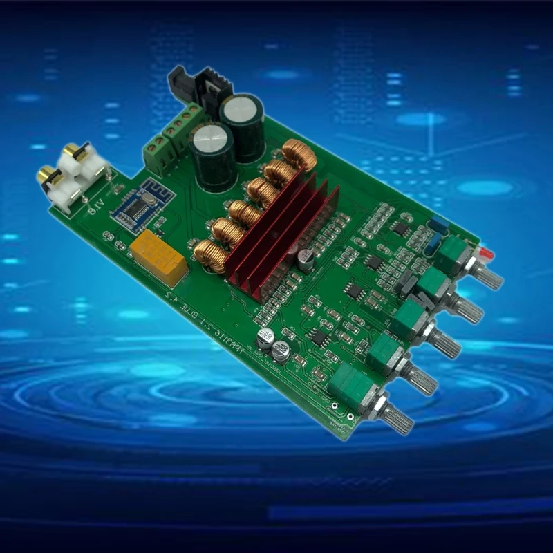DP1 TPA3116D2 Digital Amplifier Board 2.1Channel Stereo Bluetooth 5.0 50W*2+100W 1XCB
DP1 TPA3116D2 Digital Amplifier Board 2.1Channel Stereo Bluetooth 5.0 50W*2+100W 1XCB