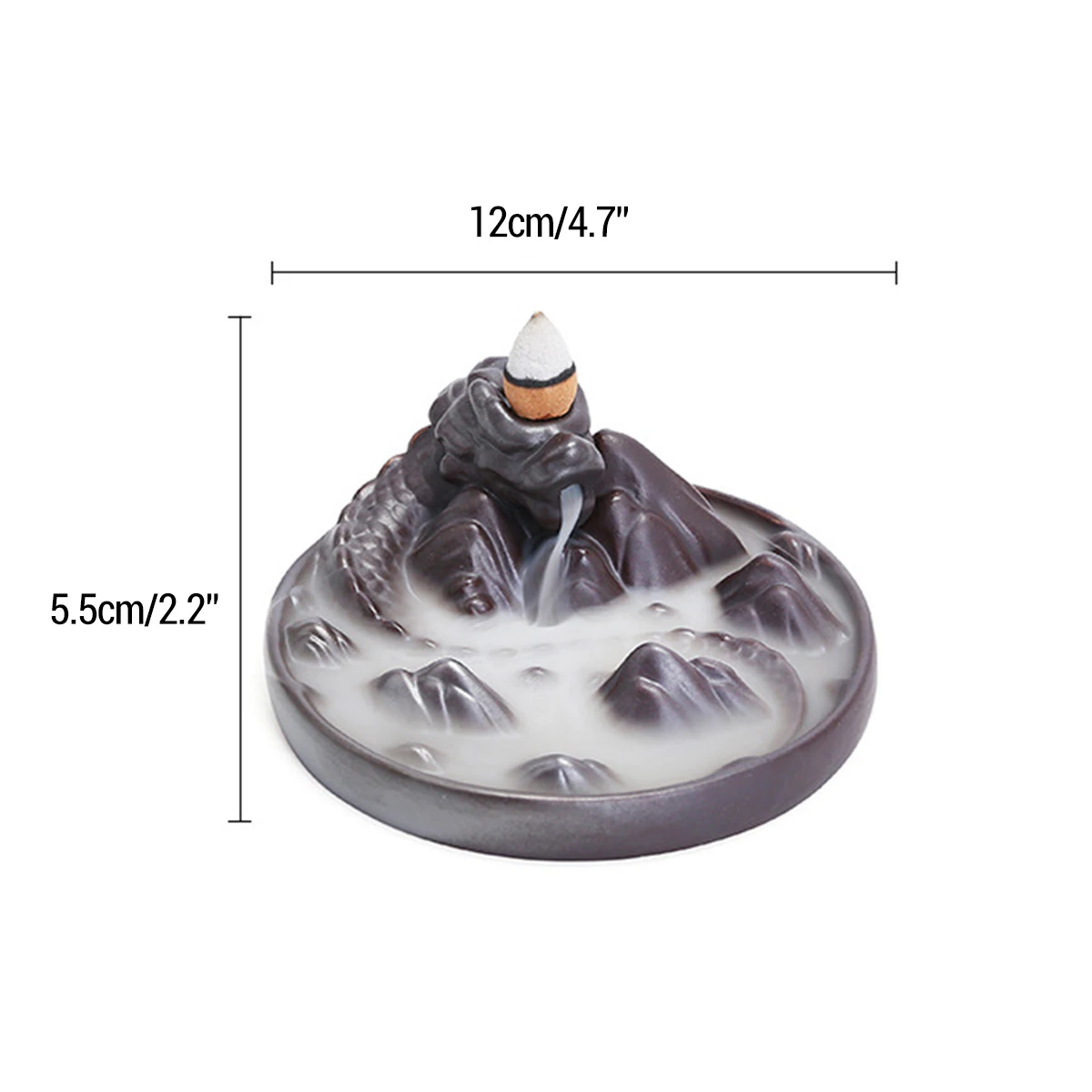 Ceramic Hydroponics Glass Vase Backflow Incense Burner Home Decor Smoke Waterfall Incense Holder Burners
Ceramic Hydroponics Glass Vase Backflow Incense Burner Home Decor Smoke Waterfall Incense Holder Burners