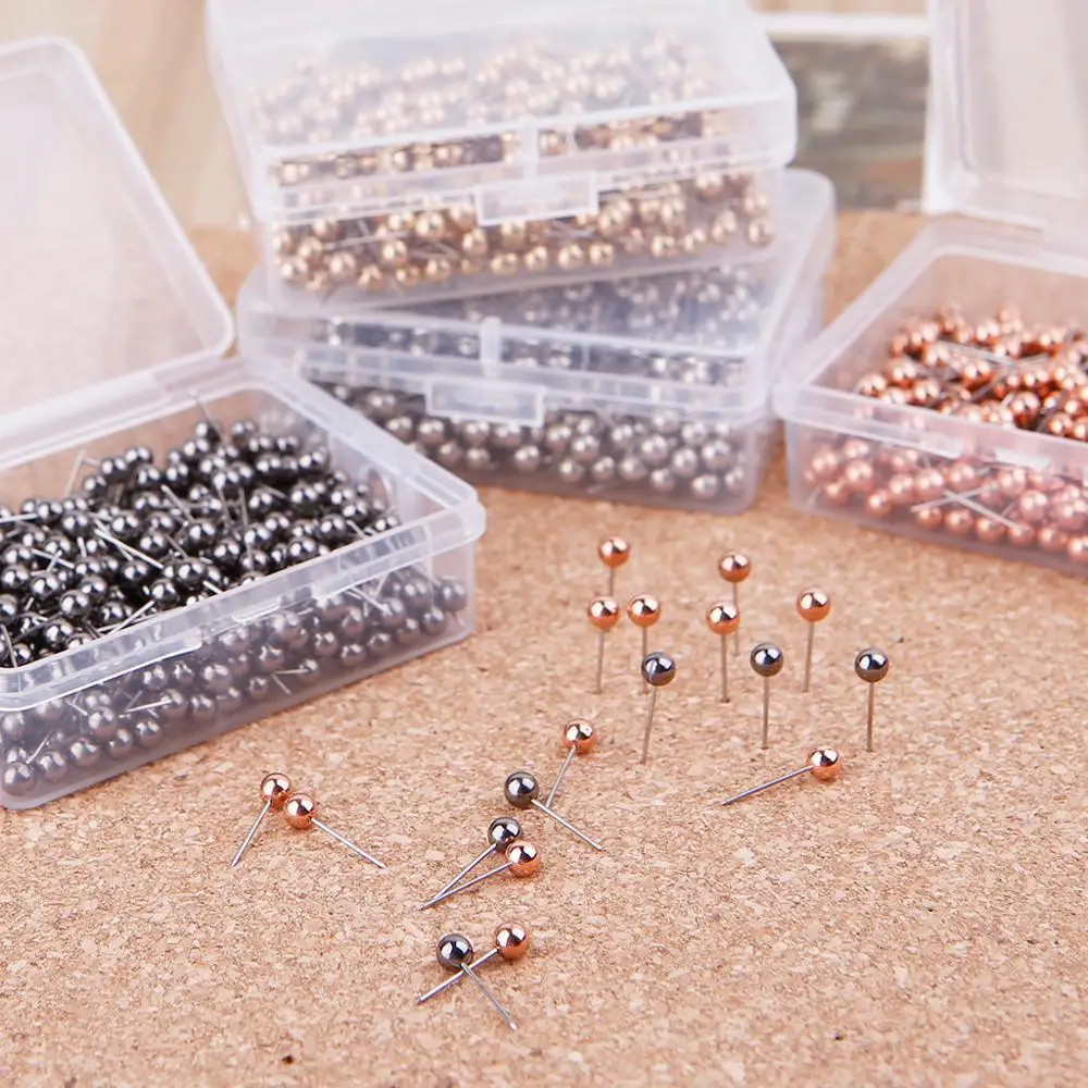 400pcs Round Plastic Head Steel Point Push Pins Map Thumb Tacks Pin Office School Supplies
400pcs Round Plastic Head Steel Point Push Pins Map Thumb Tacks Pin Office School Supplies