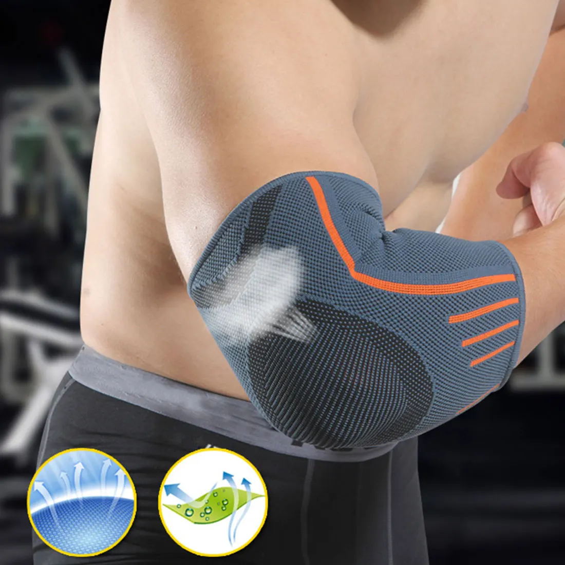New 1 Pcs Breathable Compression Sleeve Elbow Brace Support Protector for Weightlifting Arthritis Volleyball Tennis Arm Brace
New 1 Pcs Breathable Compression Sleeve Elbow Brace Support Protector for Weightlifting Arthritis Volleyball Tennis Arm Brace