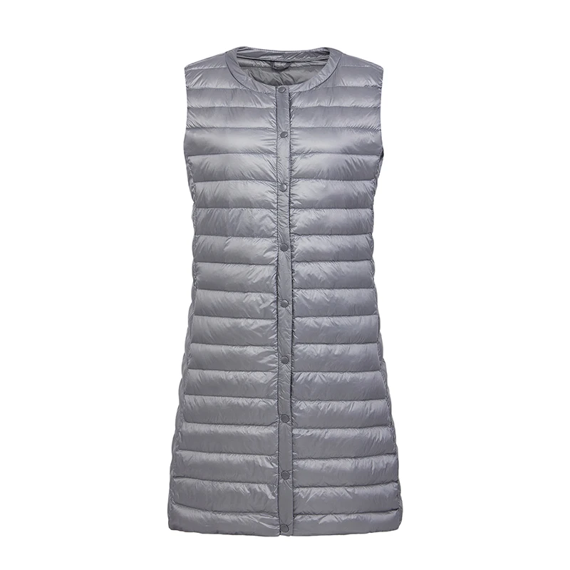 New Women Ultra Light Down Vest Casual Long Slim Waistcoat High Quality Winter Bottoming Vest M-4XL
New Women Ultra Light Down Vest Casual Long Slim Waistcoat High Quality Winter Bottoming Vest M-4XL