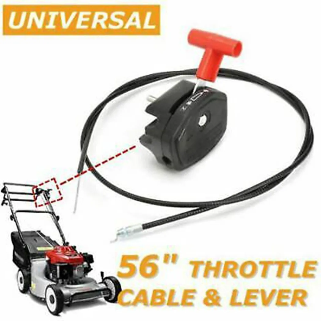 56 Inch Lawn Mower Throttle Switch Cable 1.4M Lever Control Handle Universal Choke Lever Lawnmower Garden Tools Spare Parts
56 Inch Lawn Mower Throttle Switch Cable 1.4M Lever Control Handle Universal Choke Lever Lawnmower Garden Tools Spare Parts