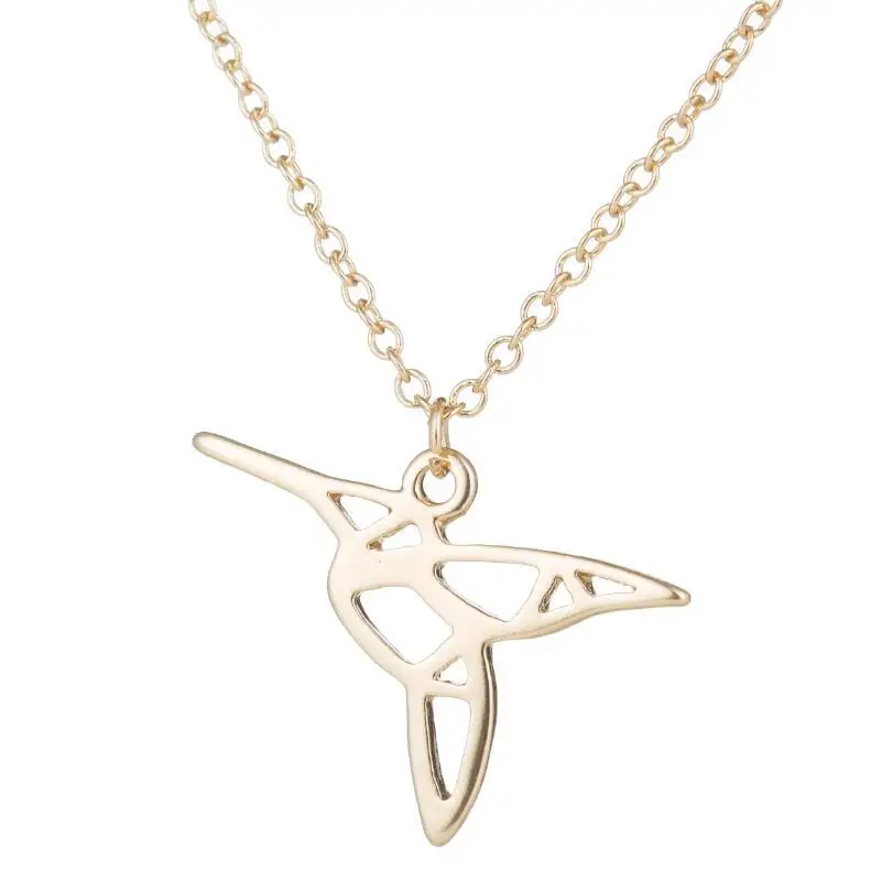 Sinogaa Lovely Hummingbird Stainless Steel Necklace Women Trendy Jewelry Simple Animal Necklaces & Pendants collares de moda
Sinogaa Lovely Hummingbird Stainless Steel Necklace Women Trendy Jewelry Simple Animal Necklaces & Pendants collares de moda