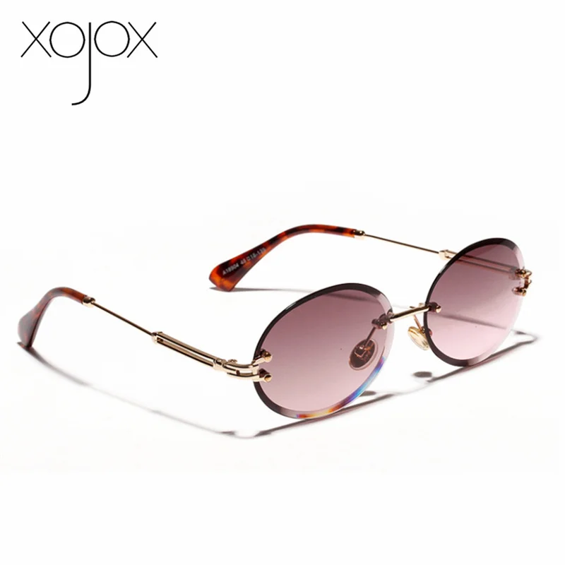 Очки солнцезащитные XojoX женские без оправы модные роскошные брендовые