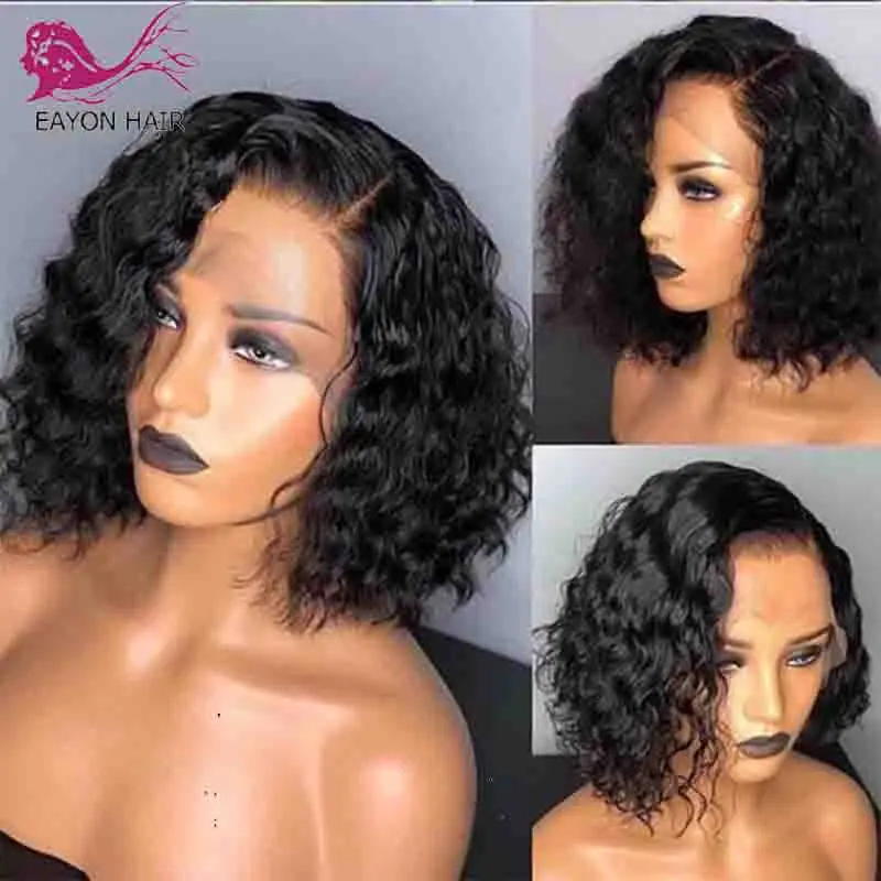 EAYON 13X6 Deep Part Lace Front Human Hair Wigs For Women Short Curly Human Hair Wigs Pre Pluck Lace Front Wigs Brazilian Remy
EAYON 13X6 Deep Part Lace Front Human Hair Wigs For Women Short Curly Human Hair Wigs Pre Pluck Lace Front Wigs Brazilian Remy