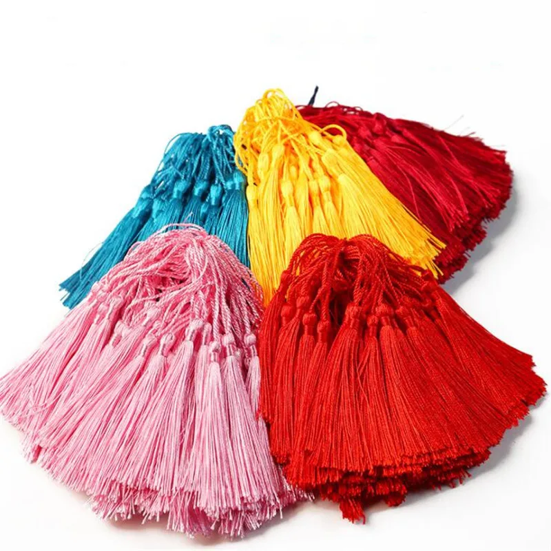 50pcs/lot 120mm Silk Tassel Cord Handmade Rayon Thread Tassels Charms for DIY Earrings Jewelry Making Findings
50pcs/lot 120mm Silk Tassel Cord Handmade Rayon Thread Tassels Charms for DIY Earrings Jewelry Making Findings