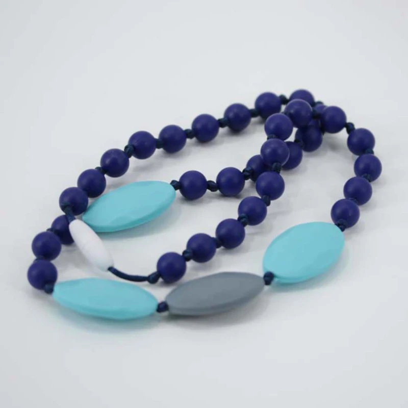 1pc Baby Teething Necklace Food Grade Silicone Beads Long Chain Baby Goods Silicone Bead Nurse Gift For Baby Teether
1pc Baby Teething Necklace Food Grade Silicone Beads Long Chain Baby Goods Silicone Bead Nurse Gift For Baby Teether