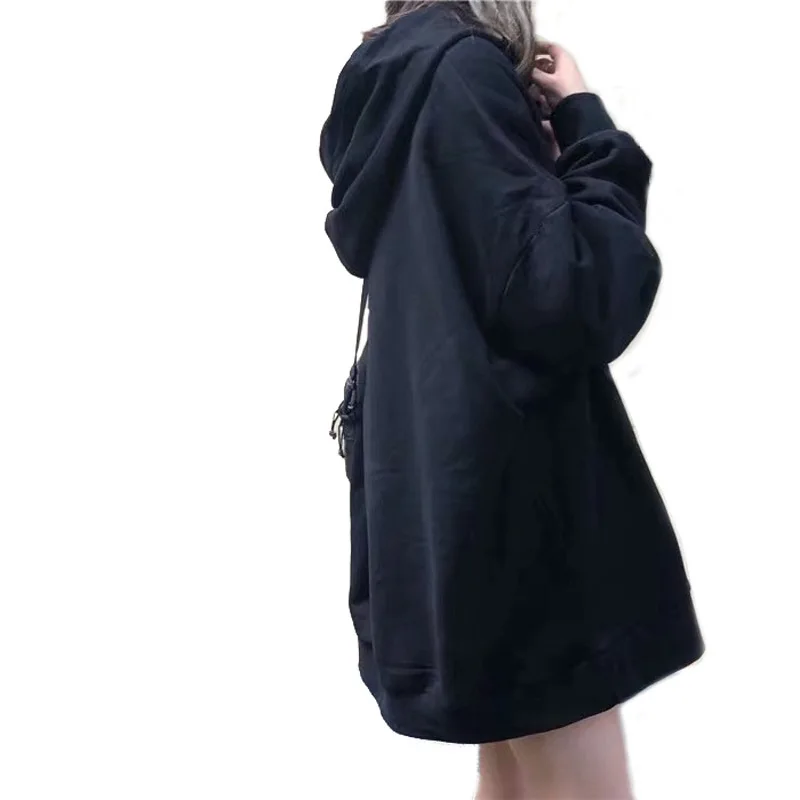 New autumn 2021 solid color thin long sleeve student sweater women's loose Hoodie
New autumn 2021 solid color thin long sleeve student sweater women's loose Hoodie