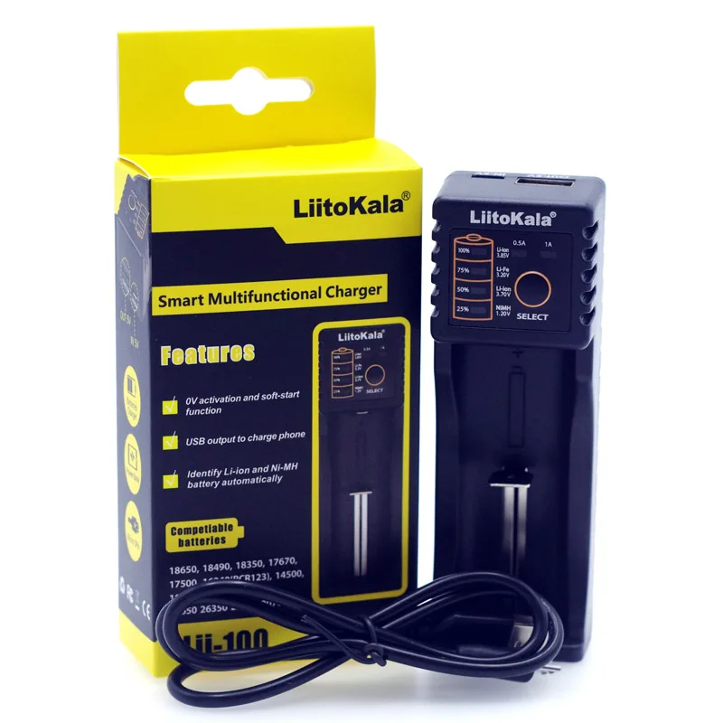LiitoKala Lii-M4 Lii-600 Lii-S8 Lii-500S Charger LCD Display Smart Universal Charger Test capacity for 26650 18650 21700 AAA
LiitoKala Lii-M4 Lii-600 Lii-S8 Lii-500S Charger LCD Display Smart Universal Charger Test capacity for 26650 18650 21700 AAA