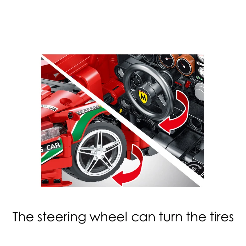 High tech NEW City Red 458 Sports Car Building Blocks MOC Technical Supercar Brick Assembling Model Toy Gifts for Children
High tech NEW City Red 458 Sports Car Building Blocks MOC Technical Supercar Brick Assembling Model Toy Gifts for Children